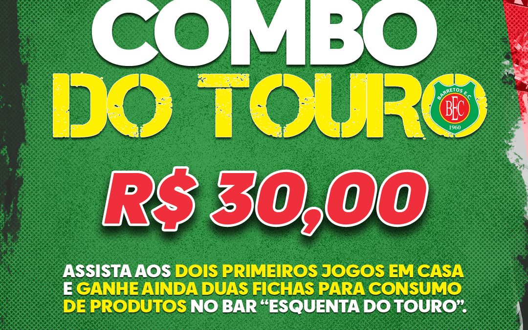 Combo do Touro disponível para a torcida