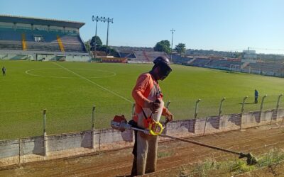 Manutenção do Estádio Fortaleza segue em parceria entre BEC, Prefeitura e Clube Os Independentes